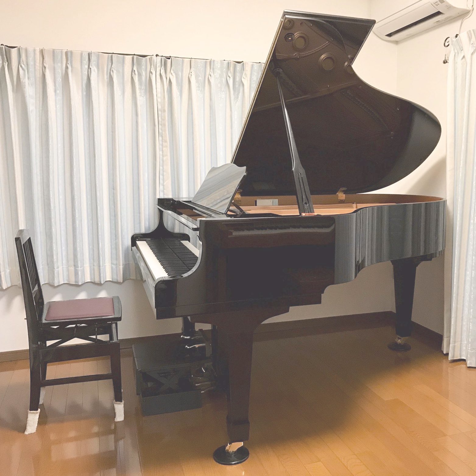 実際にレッスンを行う防音室